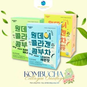 Thức uống lên men Kombucha Collagen Oneday hoà tan - giàu lợi khuẩn